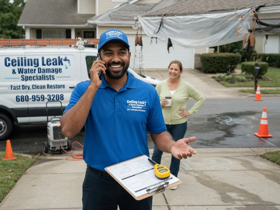 Ceiling Leak Cleanup Davenport, IA FAQs